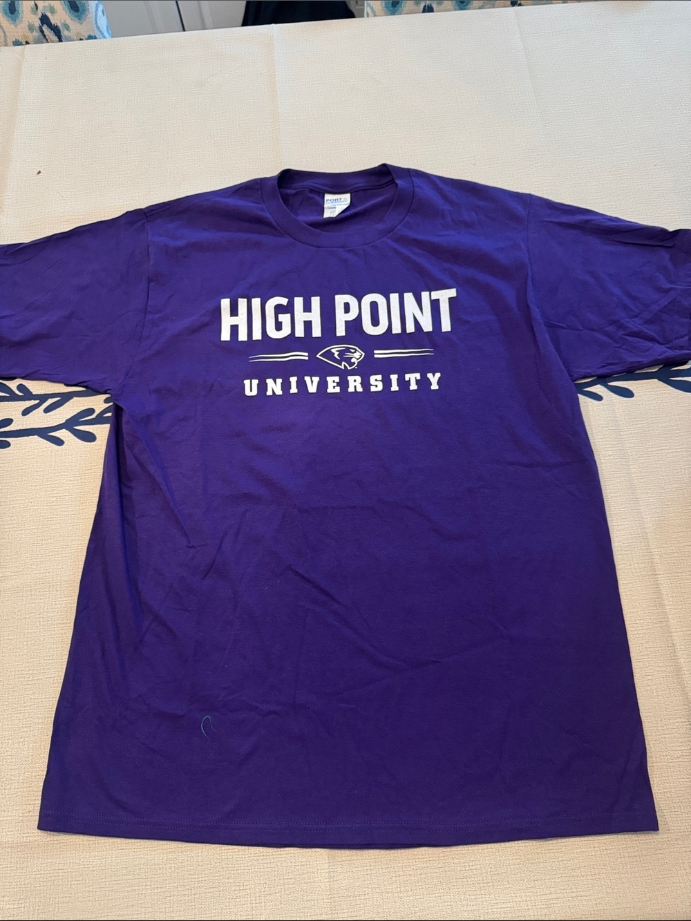 Port and Company Purple High Point University Short Sleeve Tee